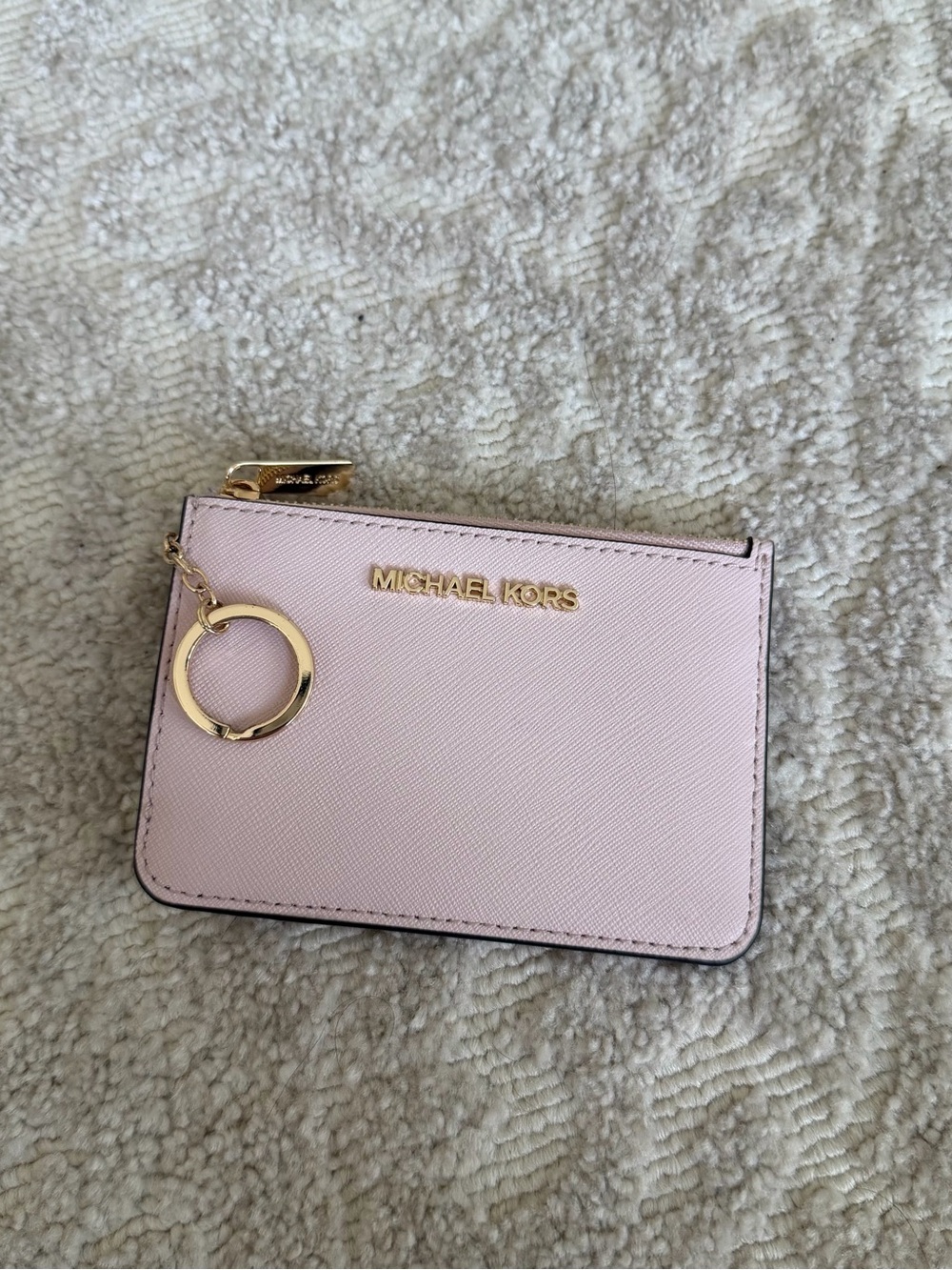 Michael Kors Small MK Signature Coinpouch - Pink - BRAND NEW